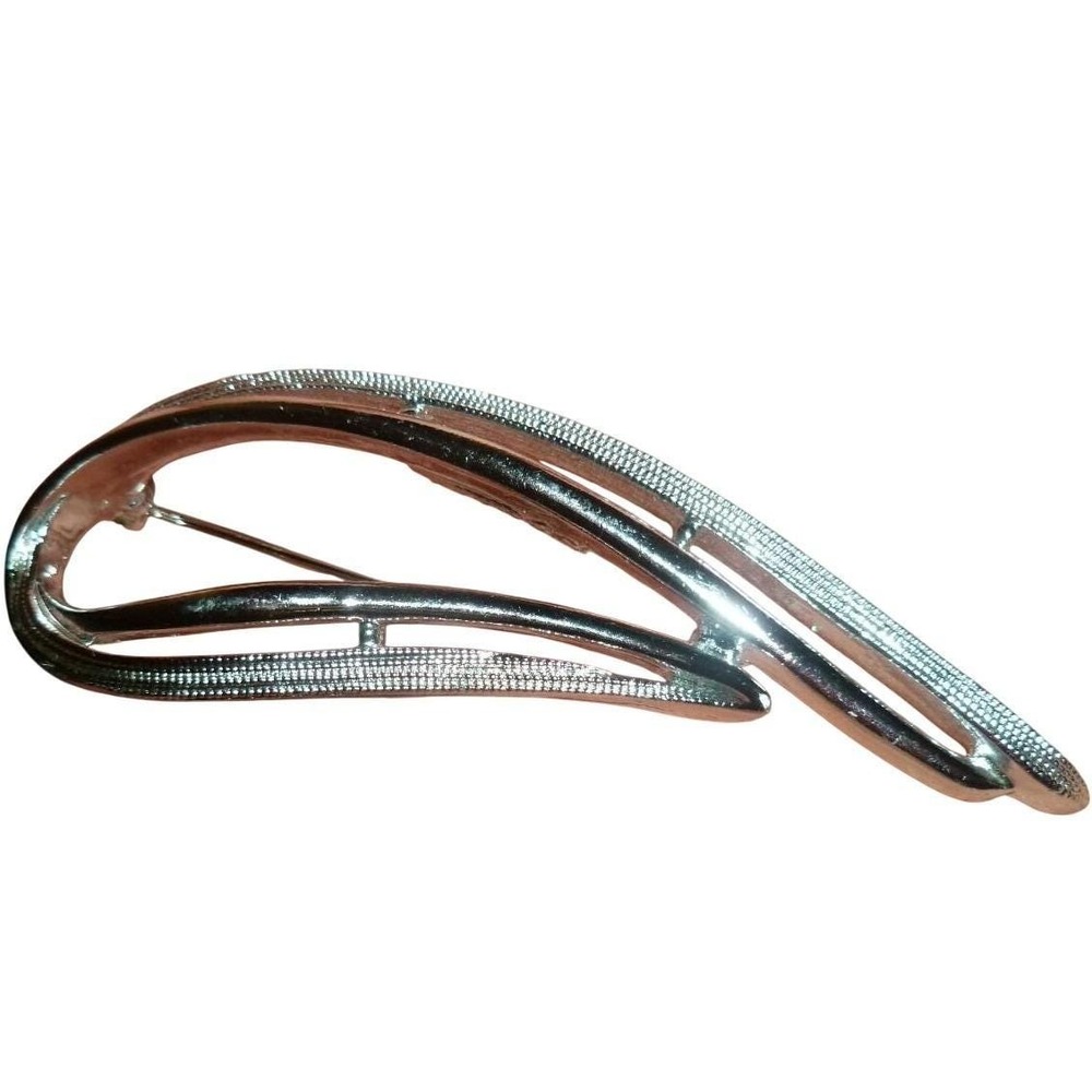 Vintage Brooch Sarah Coventry‎ Modernist Silvertone Minimalist Pin